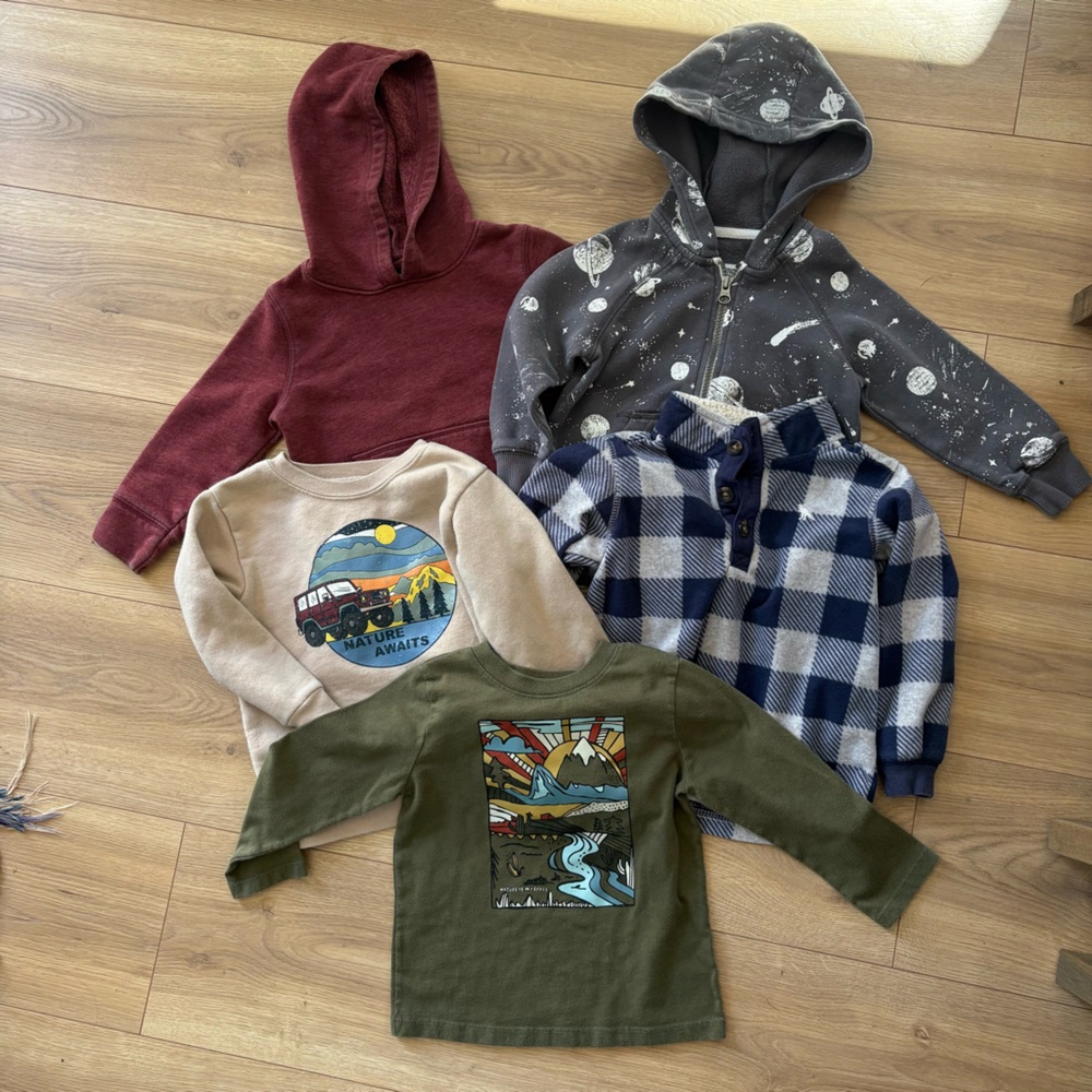 Toddler Boys Long Sleeve/Sweatshirt Bundle 2T
